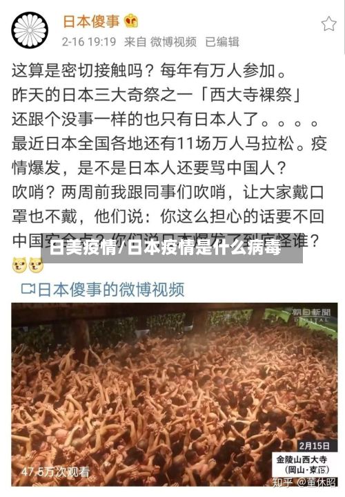 日美疫情/日本疫情是什么病毒-第3张图片