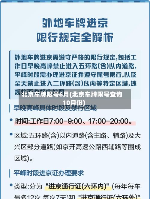北京车牌限号6月(北京车牌限号查询10月份)-第3张图片