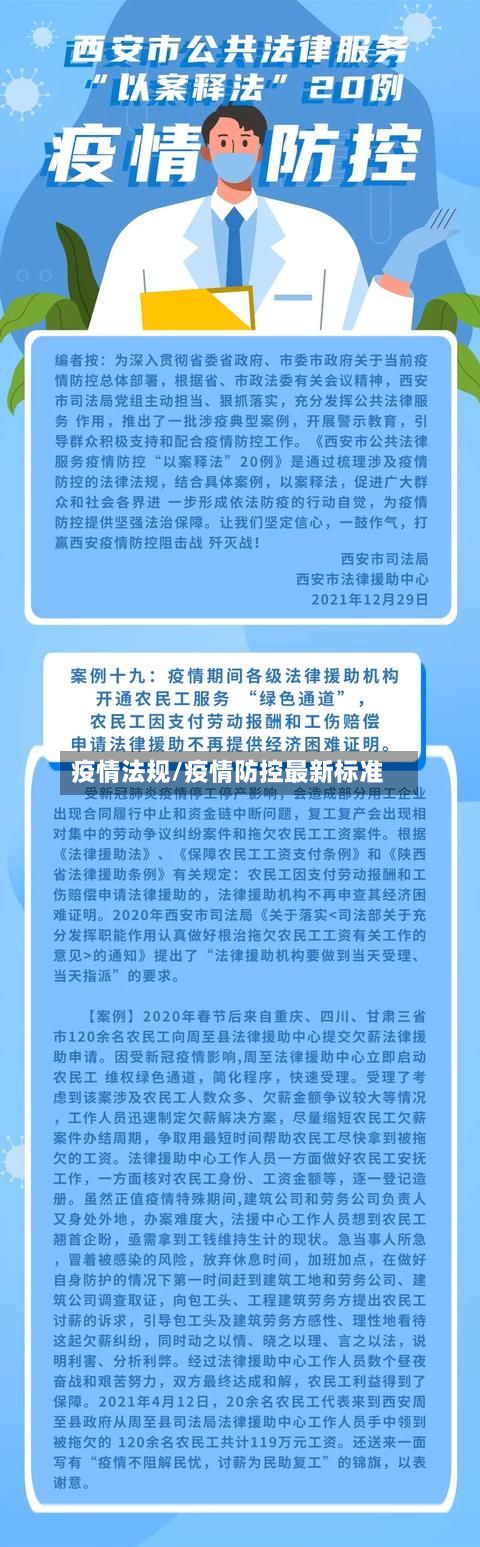 疫情法规/疫情防控最新标准
