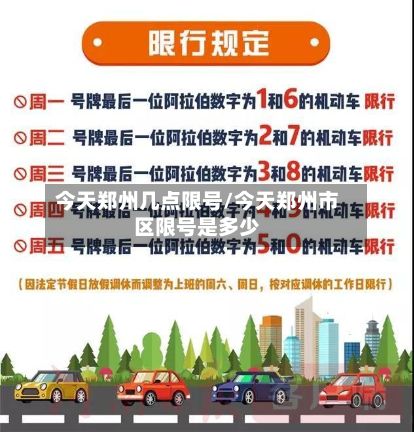 今天郑州几点限号/今天郑州市区限号是多少-第3张图片