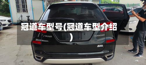 冠道车型号(冠道车型介绍)