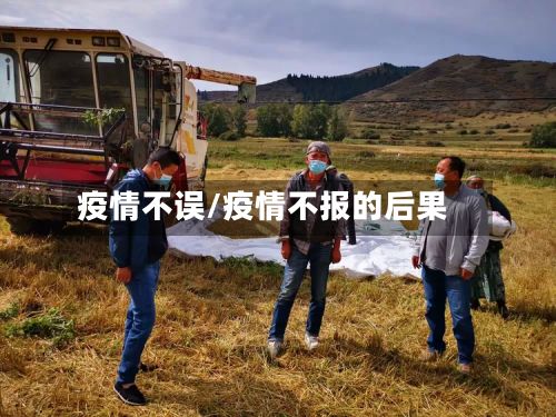 疫情不误/疫情不报的后果