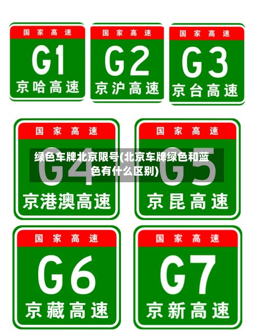 绿色车牌北京限号(北京车牌绿色和蓝色有什么区别)