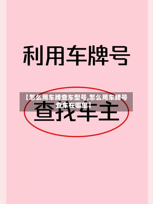 【怎么用车牌查车型号,怎么用车牌号查车在哪里】