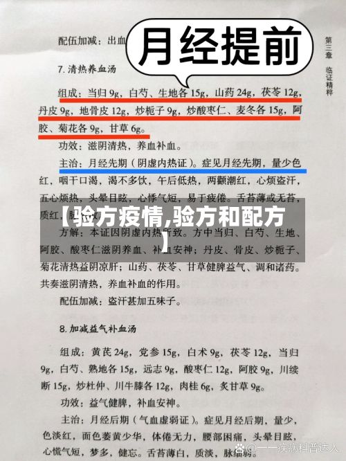 【验方疫情,验方和配方】