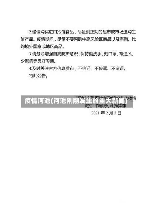 疫情河池(河池刚刚发生的重大新闻)