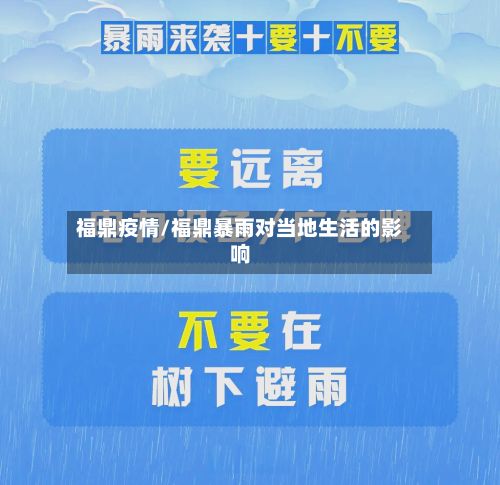 福鼎疫情/福鼎暴雨对当地生活的影响
