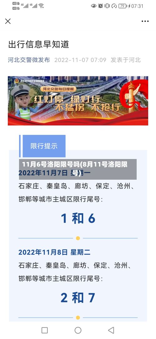 11月6号洛阳限号吗(8月11号洛阳限号)-第3张图片