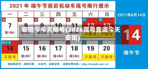 安阳今今天限号(2026限号查询今天安阳)-第2张图片