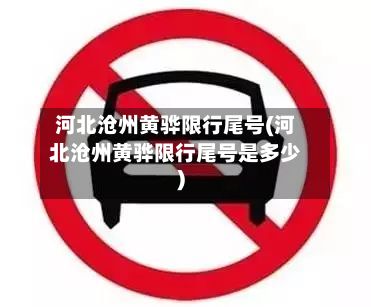 河北沧州黄骅限行尾号(河北沧州黄骅限行尾号是多少)-第2张图片