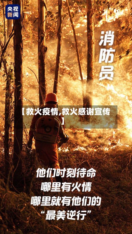【救火疫情,救火感谢宣传】