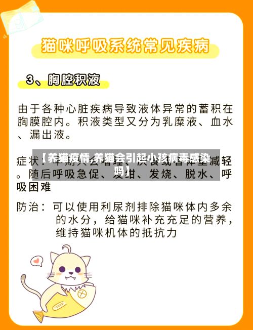 【养猫疫情,养猫会引起小孩病毒感染吗】