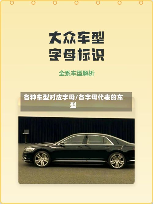 各种车型对应字母/各字母代表的车型