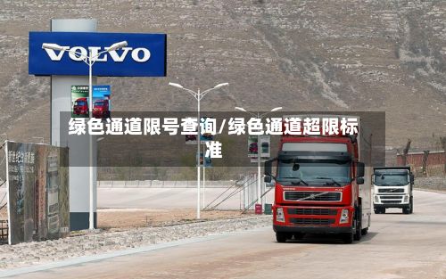绿色通道限号查询/绿色通道超限标准-第2张图片