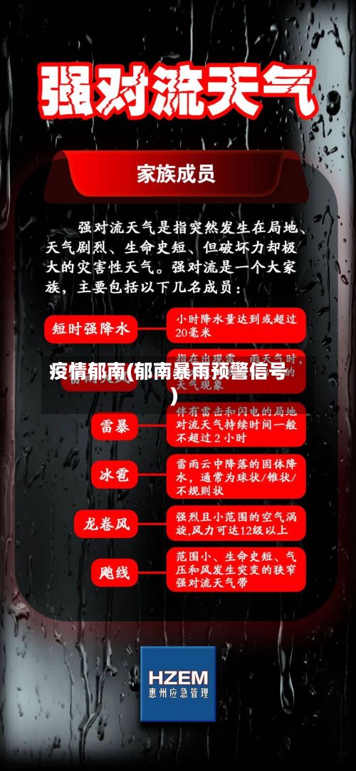 疫情郁南(郁南暴雨预警信号)-第2张图片