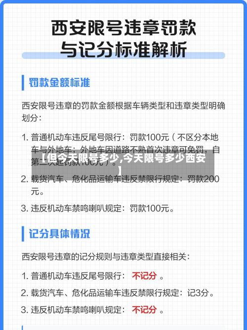 【但今天限号多少,今天限号多少西安】