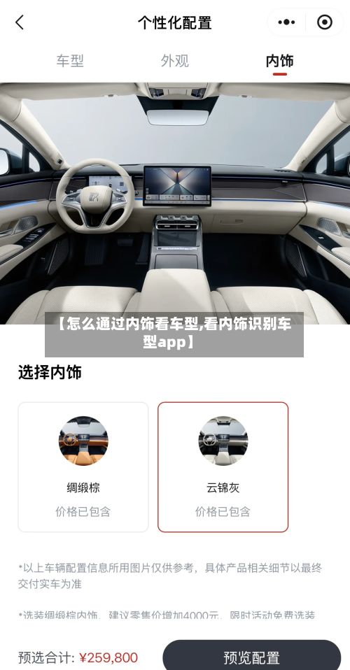 【怎么通过内饰看车型,看内饰识别车型app】-第3张图片