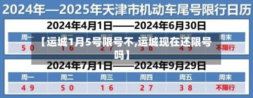 【运城1月5号限号不,运城现在还限号吗】