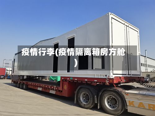 疫情行李(疫情隔离箱房方舱)-第2张图片