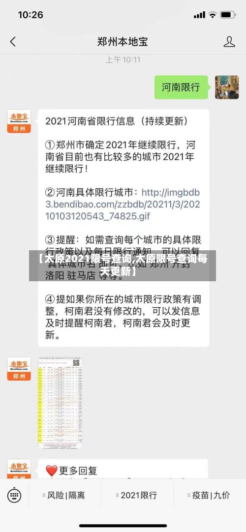 【太原2021限号查询,太原限号查询每天更新】-第2张图片