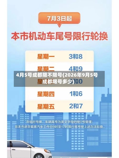 4月5号成都限不限号(2026年9月5号成都限号多少)