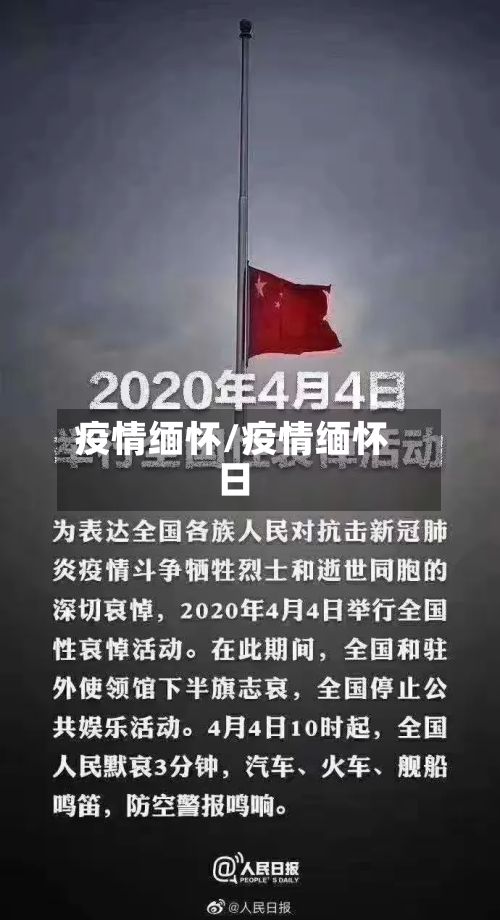 疫情缅怀/疫情缅怀日-第2张图片