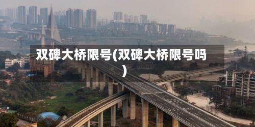 双碑大桥限号(双碑大桥限号吗)-第2张图片