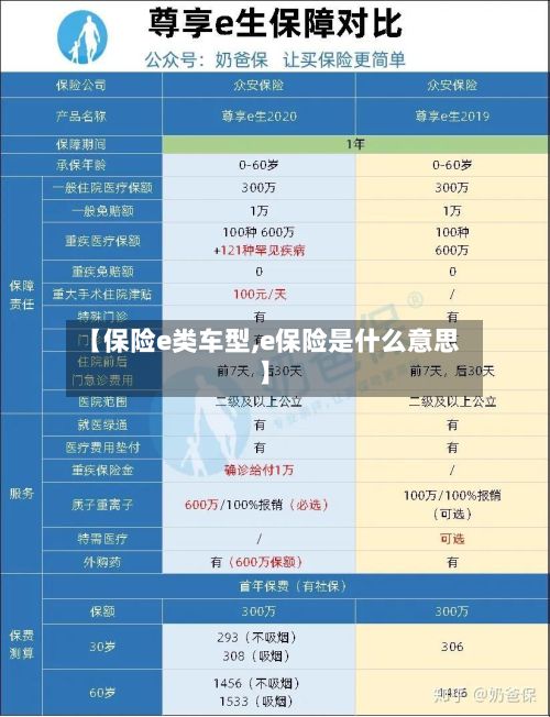 【保险e类车型,e保险是什么意思】-第2张图片