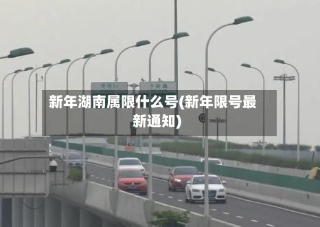 新年湖南属限什么号(新年限号最新通知)-第2张图片