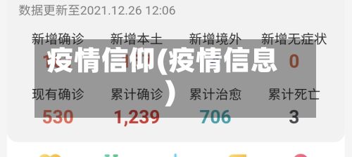 疫情信仰(疫情信息)