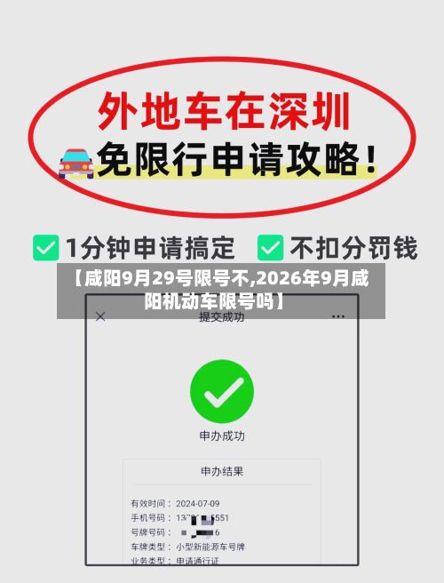 【咸阳9月29号限号不,2026年9月咸阳机动车限号吗】-第2张图片