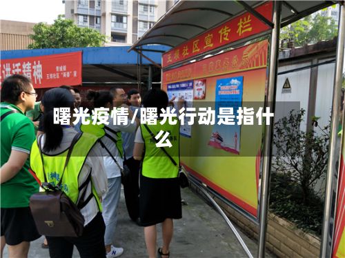曙光疫情/曙光行动是指什么-第2张图片