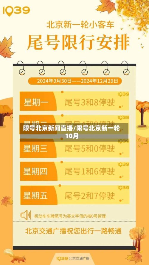 限号北京新闻直播/限号北京新一轮10月
